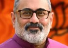 ആശയകുഴപ്പത്തില്‍? മാധ്യമങ്ങളെ അഭിമുഖീകരിക്കാതെ മാറി നിന്ന് രാജീവ് ചന്ദ്രശേഖര്‍