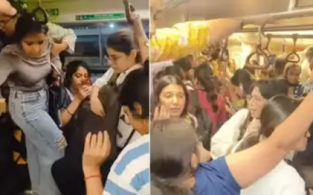 മെട്രോയിൽ പാമ്പ്? അലറിവിളിച്ച് സ്ത്രീ യാത്രികർ, പരിഭ്രാന്തി; വീഡിയോ പ്രചരിച്ചതോടെ പ്രതികരിച്ച് ഡൽഹി മെട്രോ