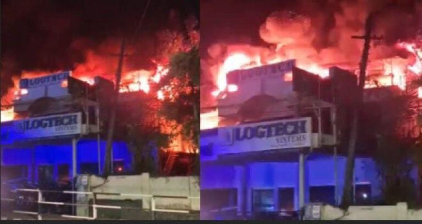 തിരുവനന്തപുരത്ത് പി എം ജി യിൽ ഇരുചക്ര വാഹന ഷോറൂമിൽ വൻ തീപ്പിടുത്തം