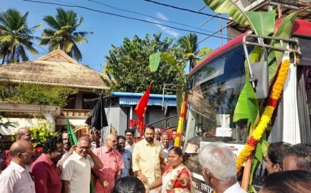 ഏറെ കാലത്തെ ചിരകാല അഭിലാഷത്തിന് ശേഷം പനത്തുറ ക്ഷേത്രത്തിലേക്ക് കെ എസ് ആർ ടി സി ഇലകട്രിക് സ്വിഫ്റ്റ് ബസ്.