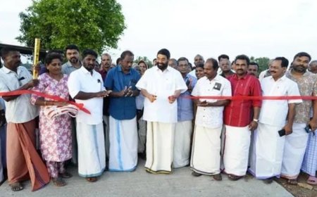 തിരുവാർപ്പ് ശാസ്താംകടവ് -വെട്ടിക്കാട് റോഡ് നാടിന് സമർപ്പിച്ചു. വെട്ടിക്കാടിന്റെ ടൂറിസം സാധ്യതകൾ പ്രയോജനപ്പെടുത്തും: മന്ത്രി വി.എൻ വാസവൻ