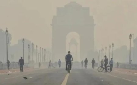 ഡൽഹി 'വിഷവായു' ശ്വസിക്കുന്നത് തുടരുന്നു, വായു ഗുണനിലവാര സൂചിക 413 ൽ 'ഗുരുതരമായി' തുടരുന്നു; സ്കൂളുകൾ ഹൈബ്രിഡ് മോഡിലേക്ക്