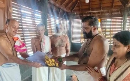 തോട്ടുവാ ധന്വന്തരീഗ്രാമത്തിൽ ഭദ്രകാളീക്ഷേത്രമുയരും; ഭൂമിദാനം ചെയ്ത് പാഞ്ചക്കാട്ട് മഠത്തിൽ ജയശ്രീ ഗണപതി
