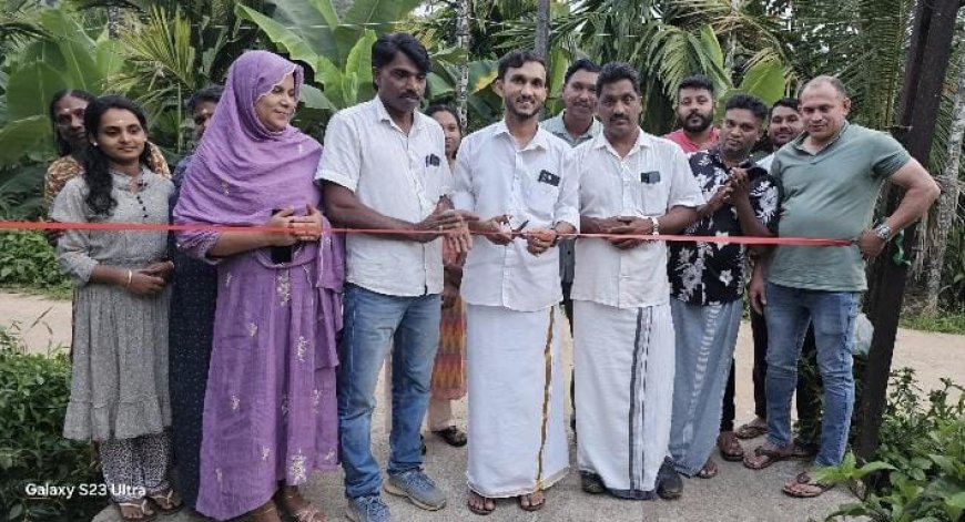 ഇന്ത്യാനക്കുന്ന് നടപ്പാത: ഉദ്ഘാടനം ചെയ്തു.