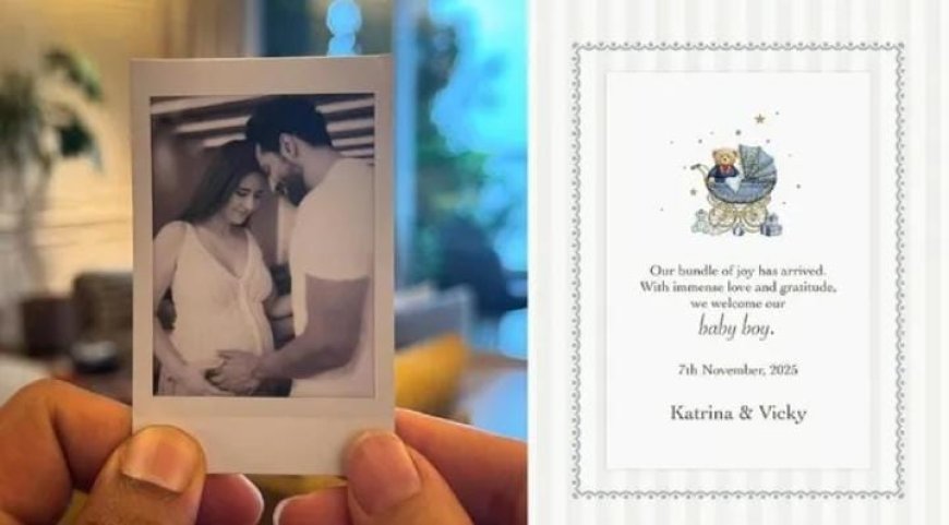 അവൻ വന്നു.... ആൺ കുഞ്ഞ് ജനിച്ച സന്തോഷം പങ്കുവെച്ച് കത്രീനയും വിക്കിയും