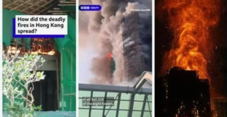 ആ തീയുടെ തുടക്കം; ഹോങ്കോങ്ങിലെ ടവറുകളിലേക്ക് തീ പടരുന്ന നാടകീയ നിമിഷം, ടൈംലാപ്സ് വീഡിയോ
