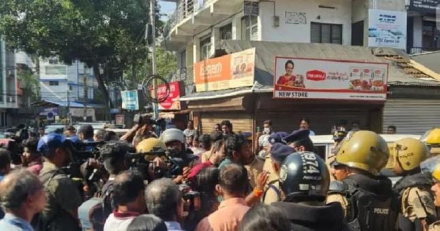 തിരുവനന്തപുരം വഞ്ചിയൂർ വാർഡിൽ സംഘർഷത്തിന് ശ്രമിച്ച് ബിജെപി