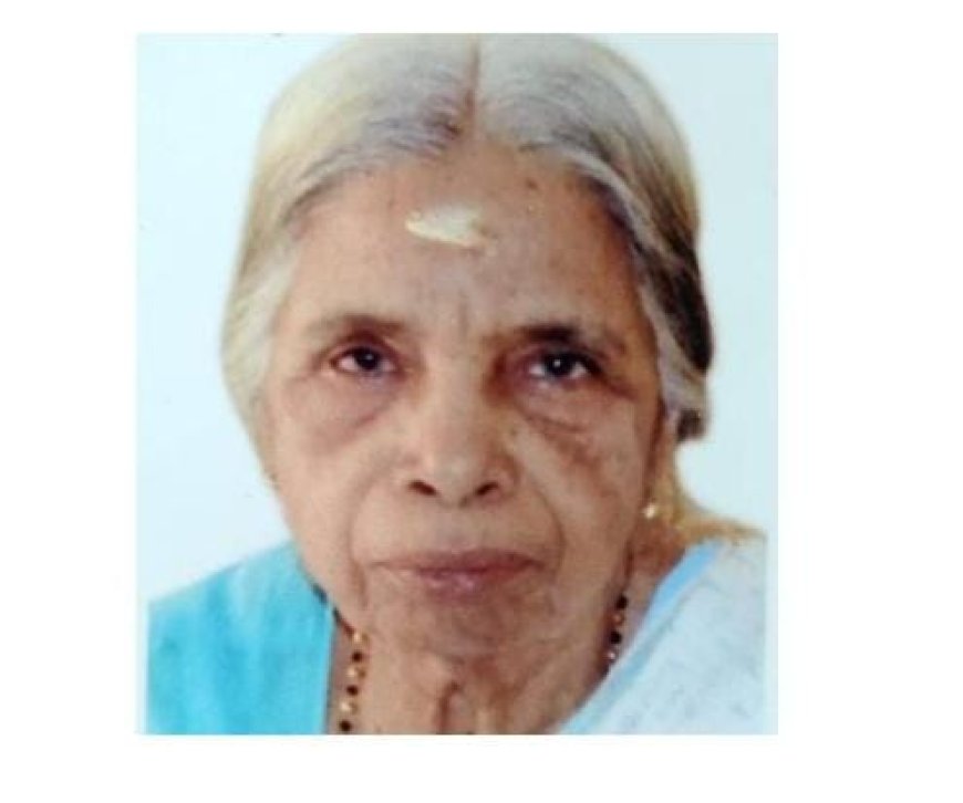 ശ്രീ നാരായണ ഗുരുവിന്റെ ആദ്യകാല പരിചാരകരിൽ ഒരാളായ പരമുതന്ത്രിയുടെ മകൾ എൽ നളിനി അന്തരിച്ചു