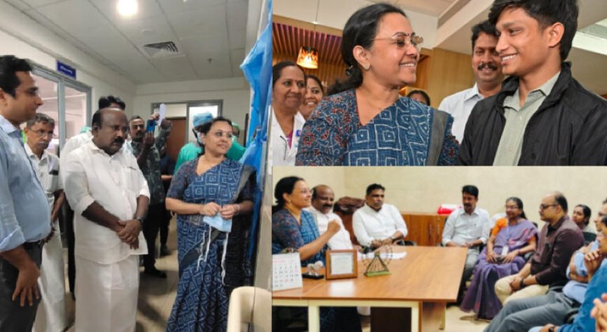 ഹൃദയം മാറ്റിവെച്ച ദുർഗയെ കണ്ടു, ആരോഗ്യസ്ഥിതിയിൽ നല്ല പുരോ​ഗതി, നൽകുന്നത് മികച്ച ചികിത്സ’: മന്ത്രി വീണാ ജോർജ്
