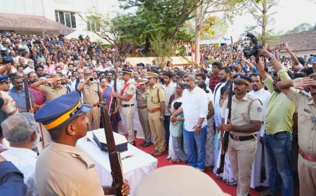 നെടുങ്ങാടപ്പള്ളി സി എസ് ഐ ചർച്ചിൽ  ആലിൻ ഷെറിൻ ഏബ്രഹാം (ആലിൻ മോൾ) സംസ്കാര ചടങ്ങിൽ സംസ്ഥാന സർക്കാരിൻ്റെ ഔദ്യോഗിക ബഹുമതി നൽകുന്നു. *