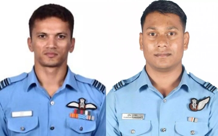 *സുഖോയ് യുദ്ധവിമാനം തകർന്ന് 2 ഇന്ത്യൻ പൈലറ്റുമാർക്ക് വീരമൃത്യ; അപകടം പരിശീലനത്തിനിടെ* 