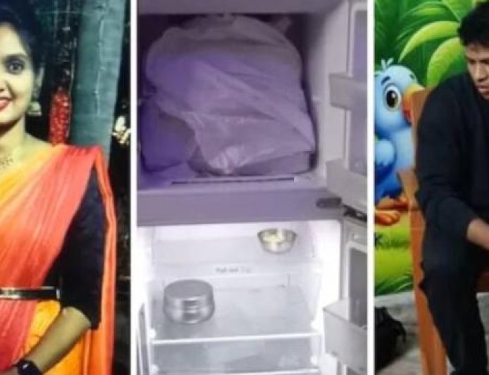 ആന്ധ്രയിൽ കാമുകിയെ കൊന്ന് കഷ്ണങ്ങളാക്കി ഫ്രിഡ്ജിൽ സൂക്ഷിച്ച് നാവികസേനാ ഉദ്യോഗസ്ഥൻ; ‘തല’ കണ്ടെത്താനാവാതെ പൊലീസ്