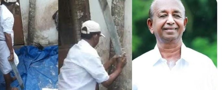 മുള്ളൻപ്പന്നിയെ തല്ലിക്കൊന്ന കേസ്; സിപിഎം നേതാവ് വെള്ളനാട് ശശി വനംവകുപ്പിന്റെ ഓഫീസിൽ കീഴടങ്ങി