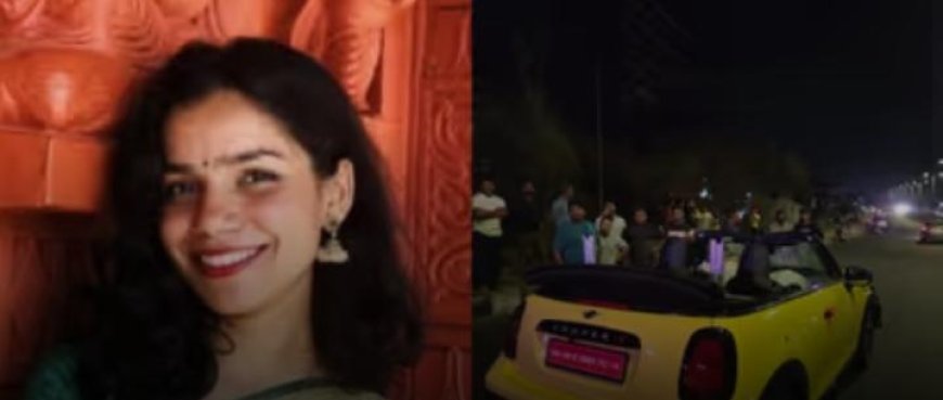 മിനി കൂപ്പർ ബൈക്കിൽ ഇടിച്ചുകയറി, 23കാരിക്ക് ദാരുണാന്ത്യം, സുഹൃത്തിന് ​ഗുരുതര പരിക്ക്