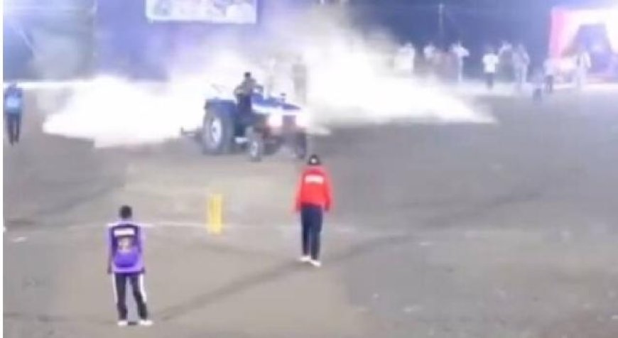 ഞാനില്ലാതെ ക്രിക്കറ്റോ? ആരും കളിക്കേണ്ട’, ടൂർണമെൻ്റിന് ക്ഷണിച്ചില്ല; പിച്ചിലേക്ക് ട്രാക്ടർ ഓടിച്ച് കയറ്റി മുംബൈയിൽ മുൻസിപ്പൽ കൗൺസിൽ പ്രസിഡൻ്റ്