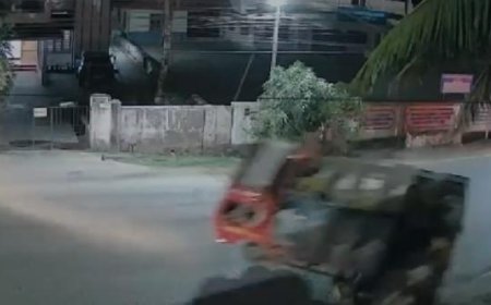 പെരുമ്പാവൂരിൽ വാഹനാപകടം, നിയന്ത്രണം വിട്ട വാഹനം ഇടിച്ച് കാൽനടയാത്രക്കാരന് ഗുരുതര പരിക്ക്