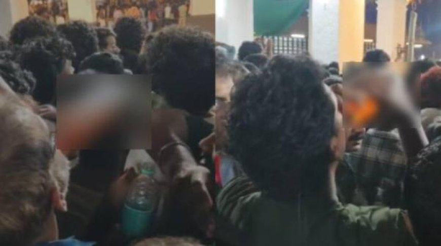 ഇരിങ്ങാലക്കുടയിൽ ക്ഷേത്രോത്സവത്തിനിടെ പരസ്യ മദ്യപാനം
