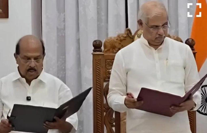 ജി സുധാകരൻ പ്രോട്ടേം സ്പീക്കറായി സത്യപ്രതിജ്ഞ ചെയ്തു