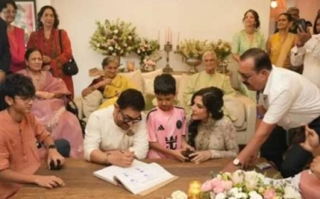 മുൻ ഭാര്യമാരും മക്കളും സാക്ഷി; നടൻ ആമിർ ഖാൻ മൂന്നാമതും വിവാഹിതനായി